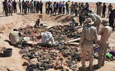 171 رووفاتی نێو گۆڕە بەکۆمەڵەکەی سەماوە دەگەیەنرێنە بەغدا