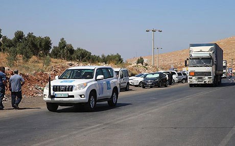 BM'den İdlib’e 33 tırlık insani yardım