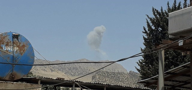 Uçaklar PKK’lilere ait aracı vurdu!