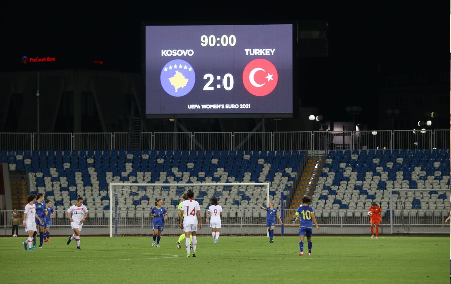 Kosova Milli Kadın Takımı Türkiye’yi 2-0 yendi