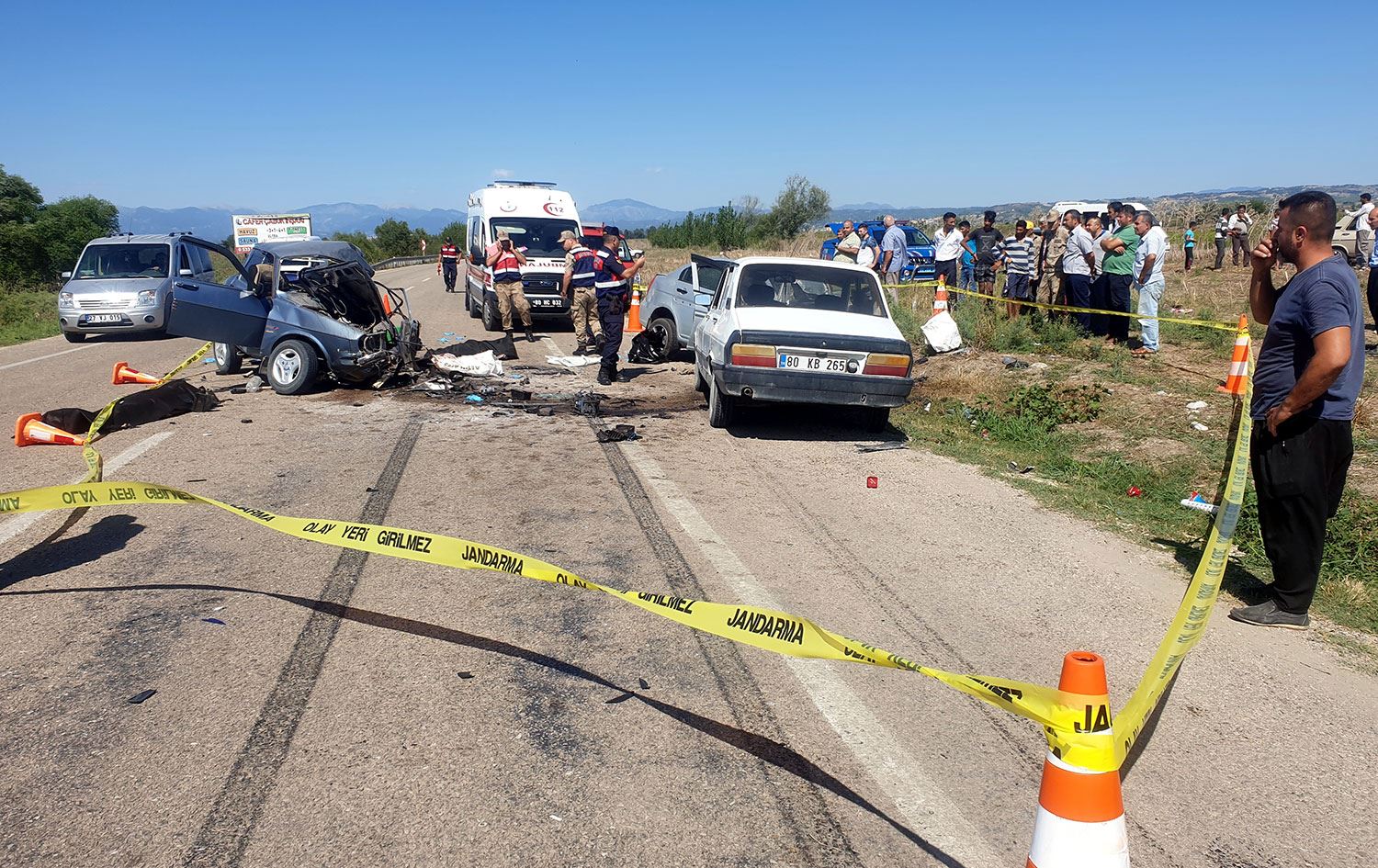 Osmaniye'de zincirleme kaza: 3 ölü, 4 yaralı