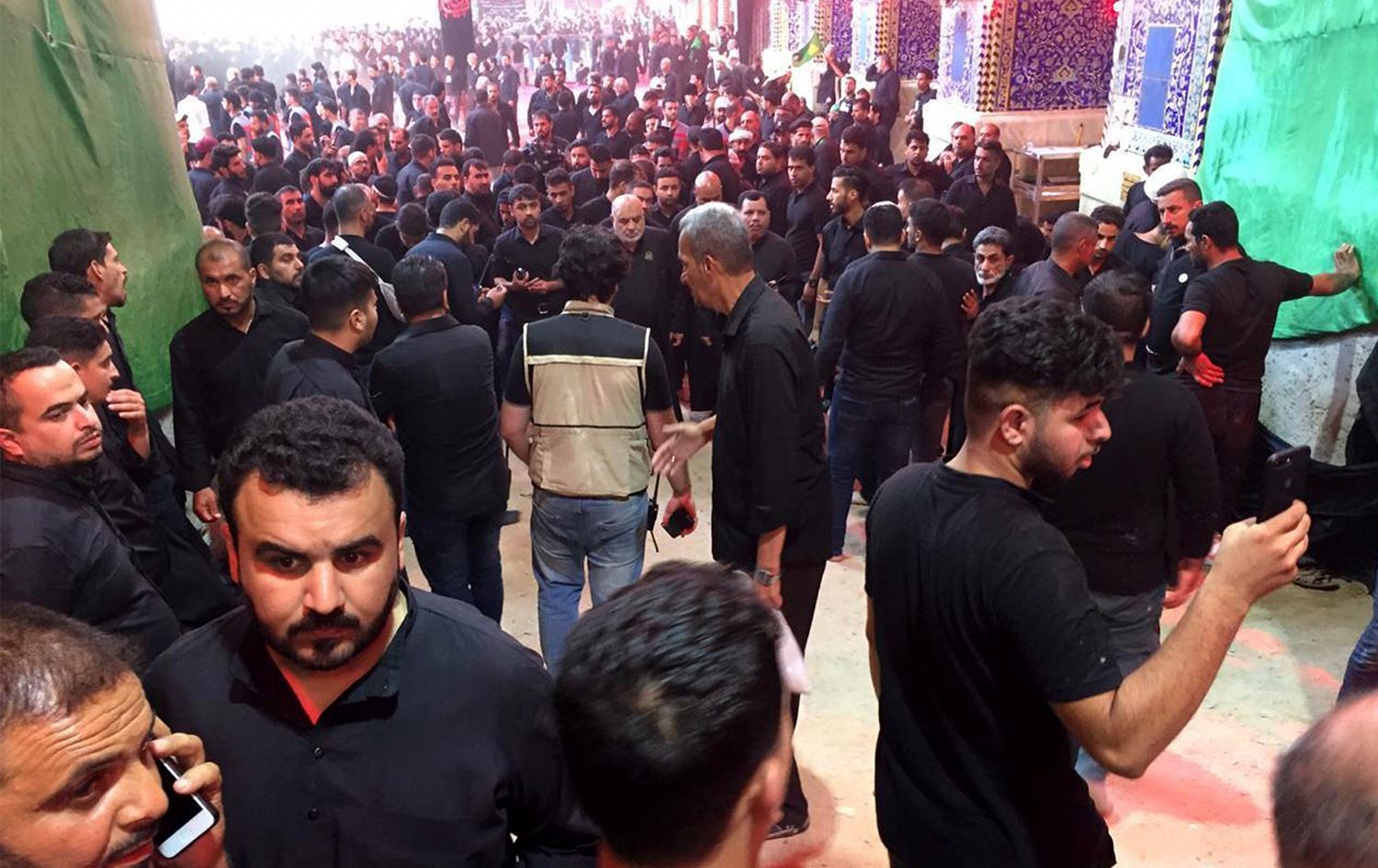 Kerbela'da Aşure Günü'nde yol çöktü: Çok sayıda ölü ve yaralı var