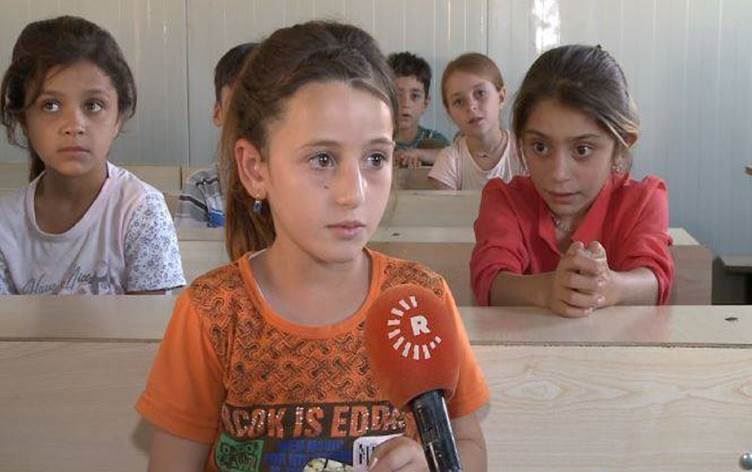Şengal’de IŞİD’den kurtarılan çocuklara gönüllü Kürtçe eğitim