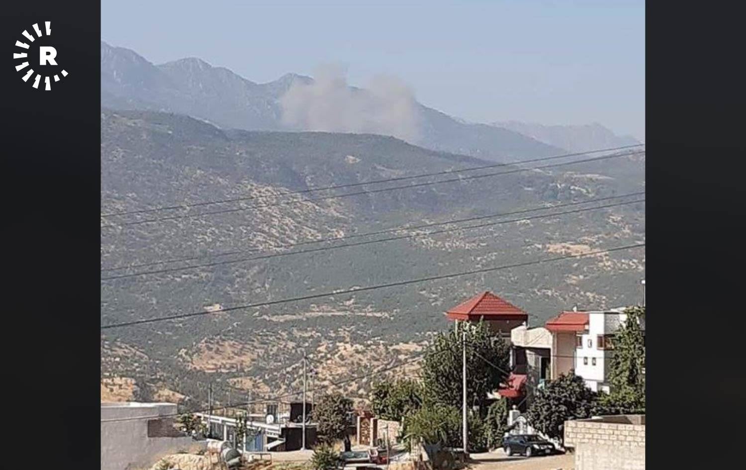 فڕۆکەکانى تورکیا گوندەکانی سنووری ئامێدى و دێرەلووک بۆردوومان دەکەن