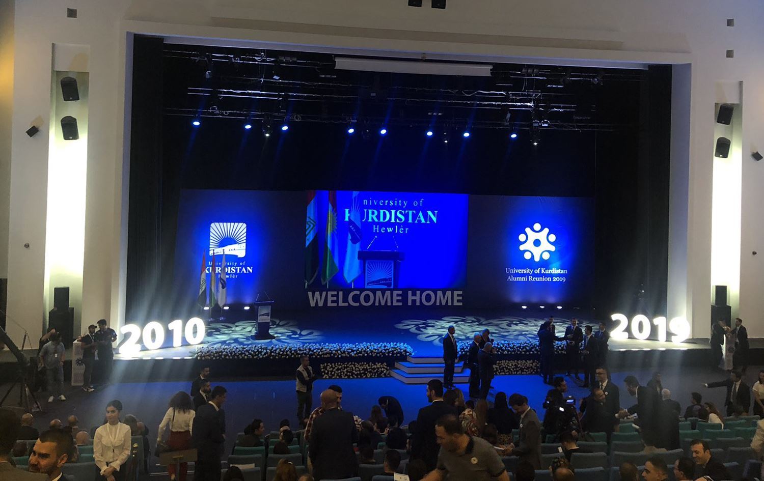 Bi amadebûna Nêçîrvan Barzanî dîdara xwendekarên Zanîngeha Kurdistanê  birêve diçe