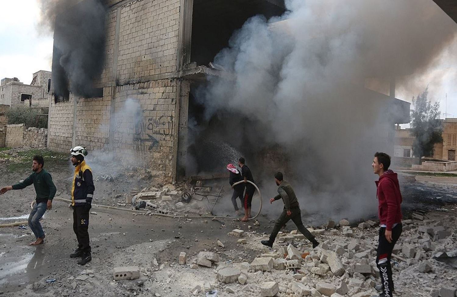 ABD üssü ile Avrupa askeri konvoyuna saldırı!