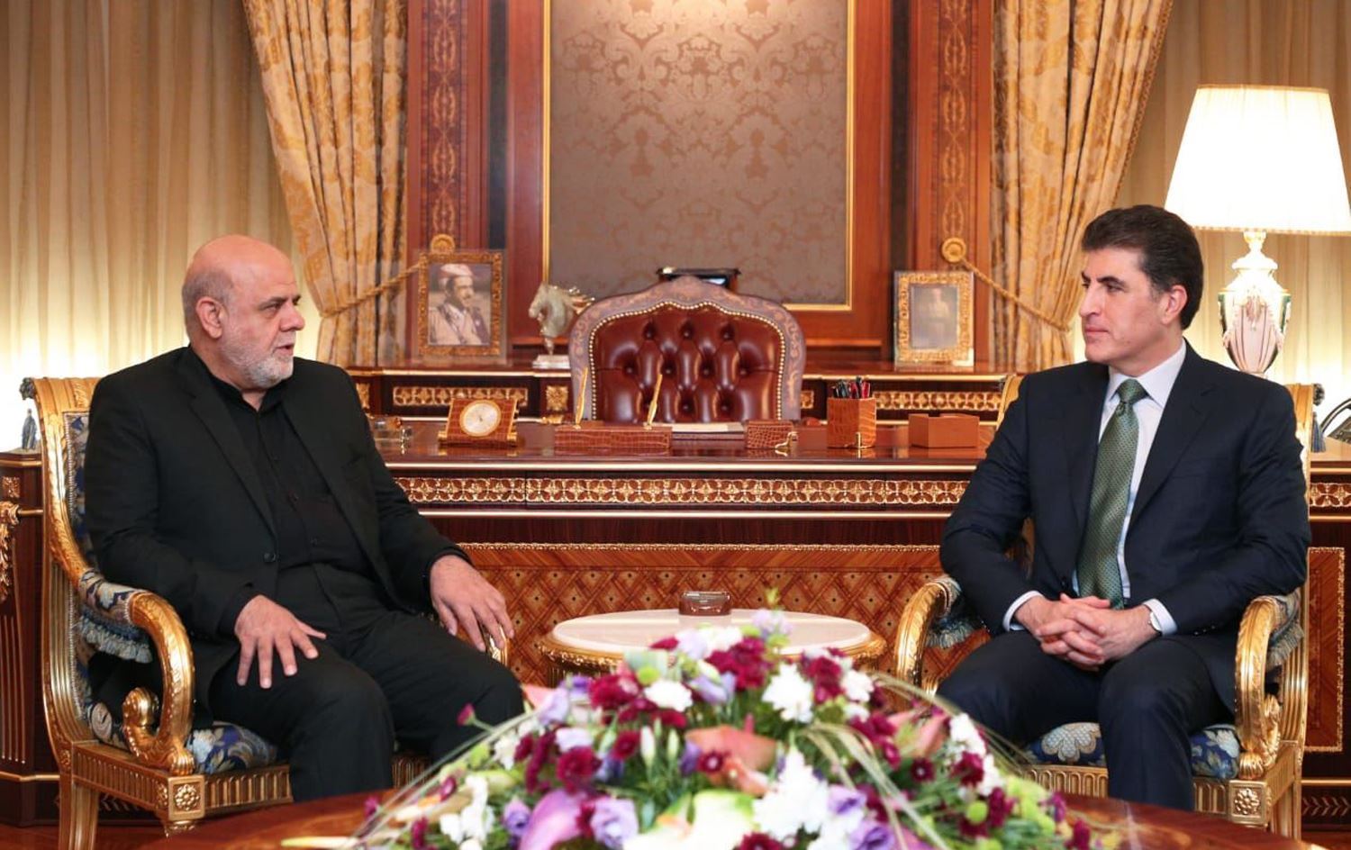 Nêçîrvan Barzanî û Balyozê Îranê rewşa Iraqê gotûbêjkirin