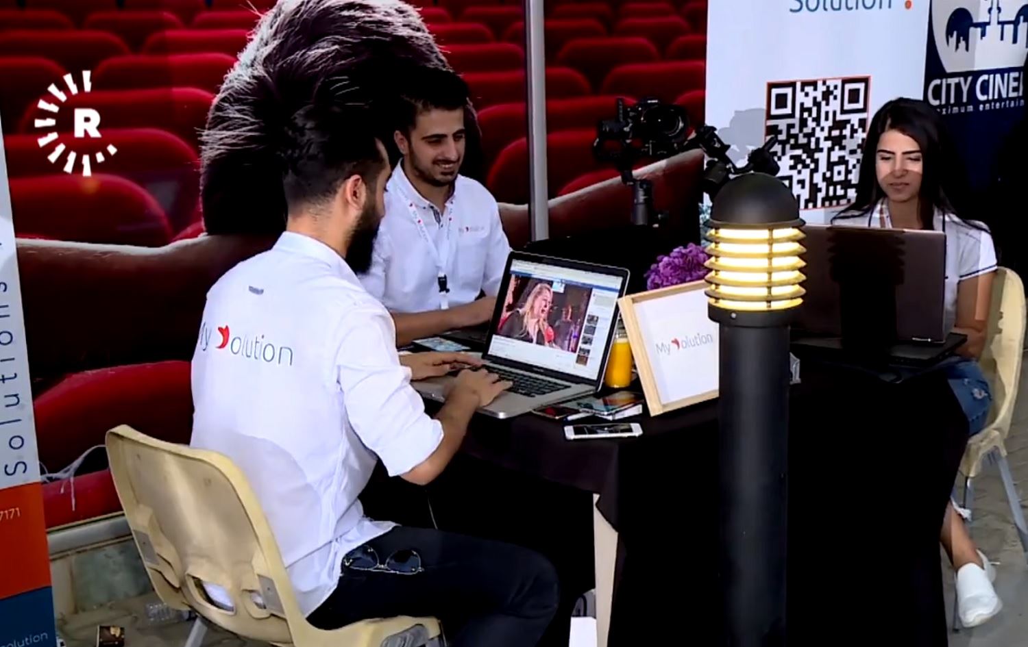 Hejmareke ciwanên xwebexş di festîvala fîlman a Silêmaniyê de kar dikin