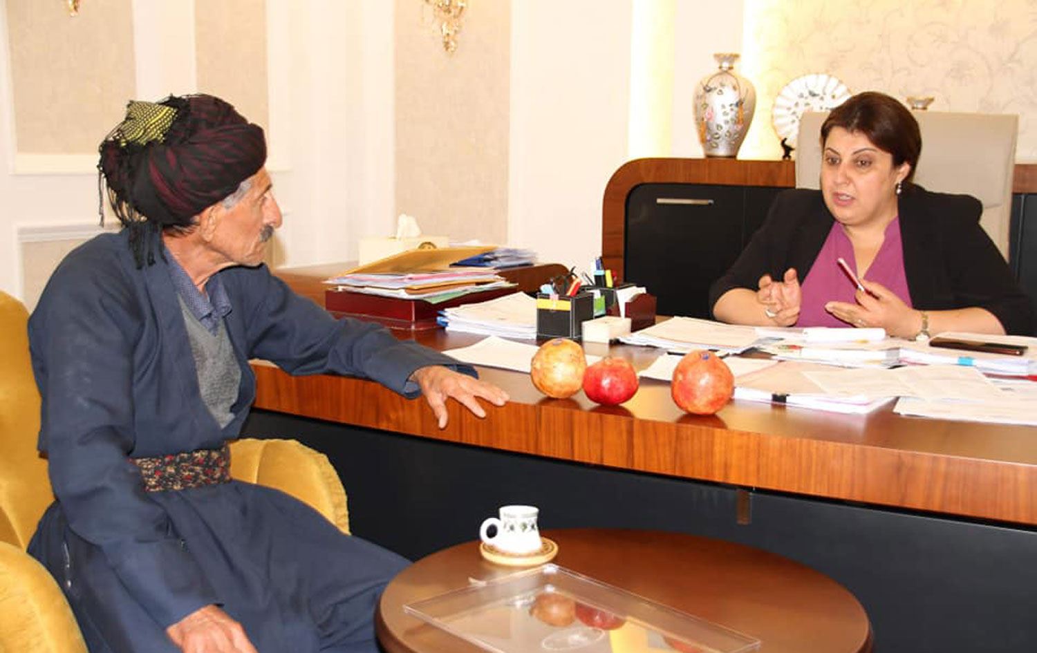 بێگەرد تاڵەبانی: خەڵکانێک بە قاچاخ هەنار لە دەرەوەی کوردستانەوە هاوردەدەکەن