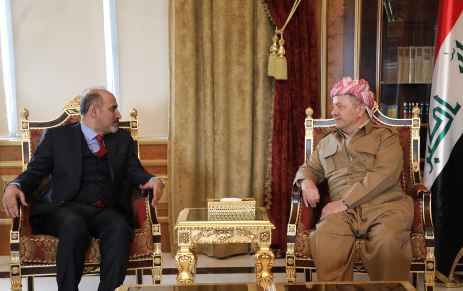Başkan Barzani, Ahmed el-Cerba ile Rojava’nın geleceğini görüştü