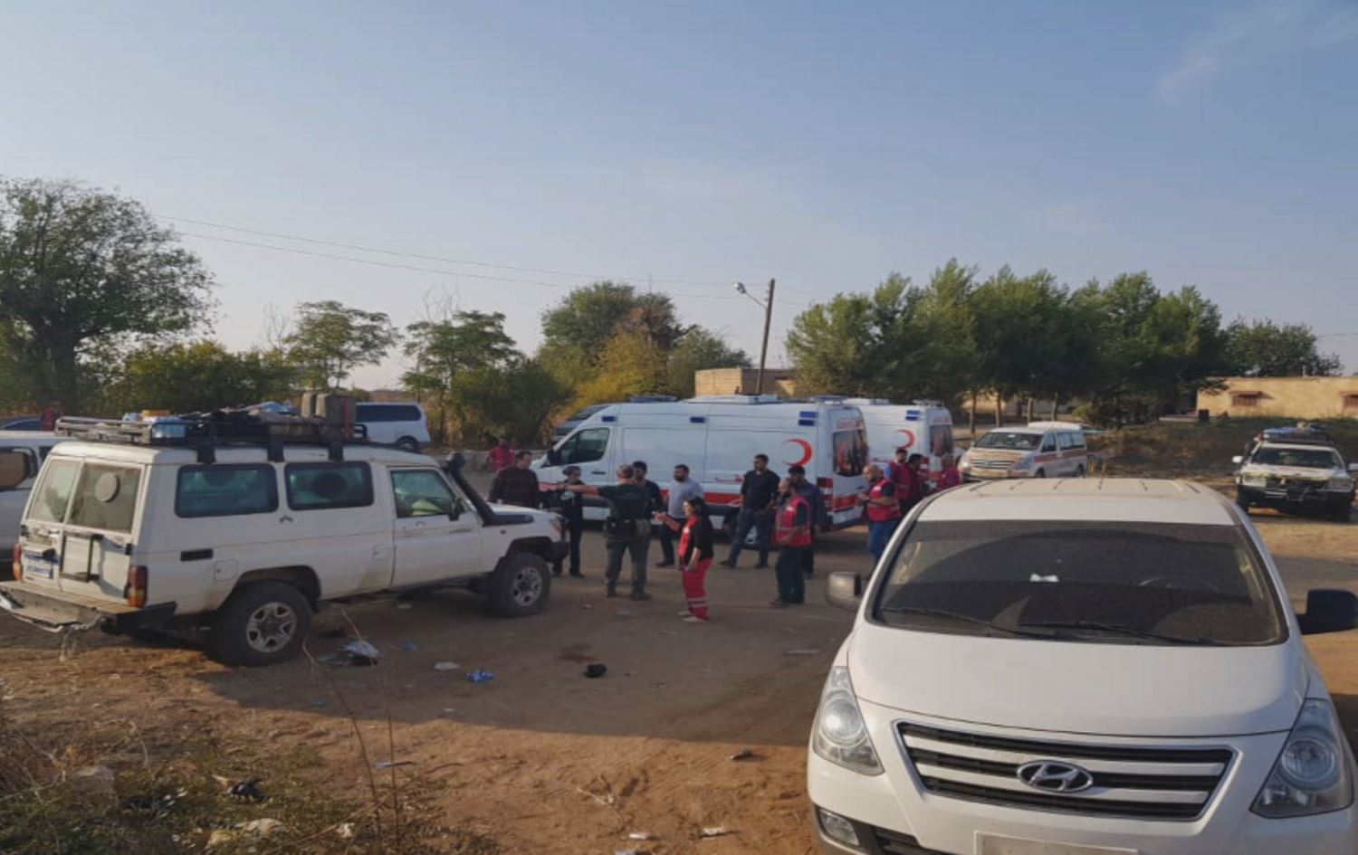 Şandeke Amerîkî û Heyva Sor a Kurd diçin Serê Kaniyê