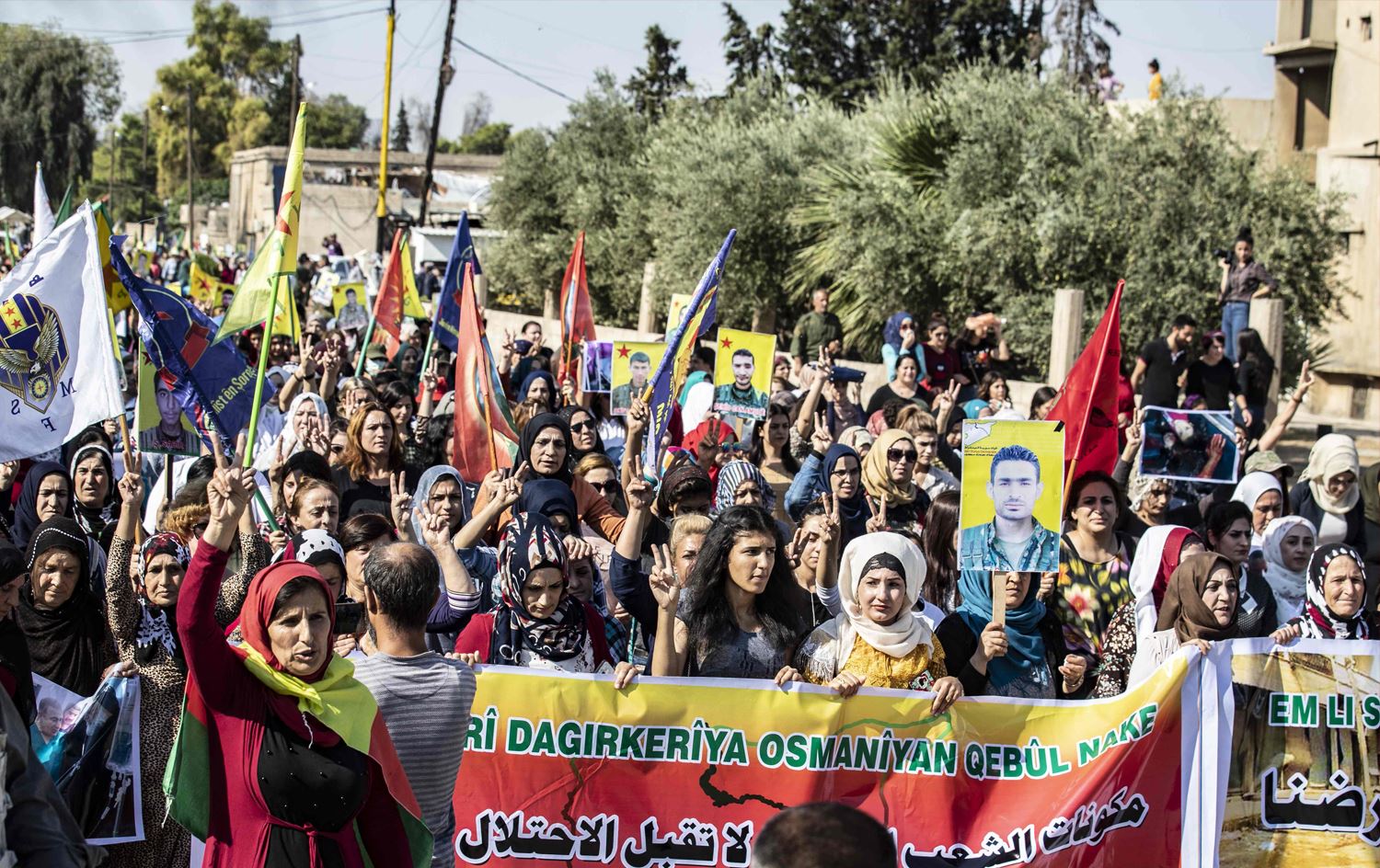 هاونیشتمانیانی رۆژئاوای کوردستان داوادەکەن هێزی نێودەوڵەتی ناوچەی ئارام بپارێزێت