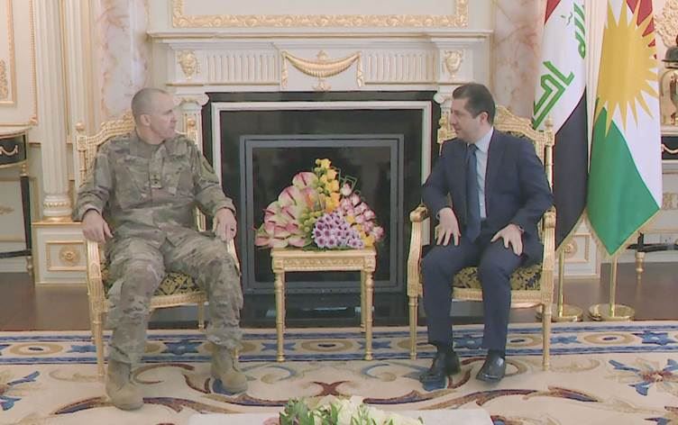 Mesrûr Barzanî û Fermandeyê Hêzên Hevpeymaniyê rewşa Iraq û herêmê gotûbêj kirin