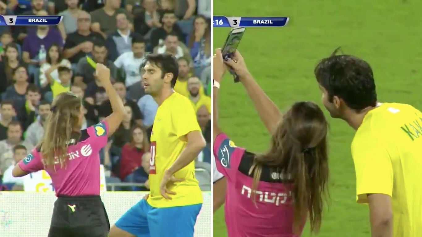 ڤیدیۆ؛ ناوبژیوانێکی ژن بۆ سێلفییەک لەگەڵ کاکا یارییەکی راگرت