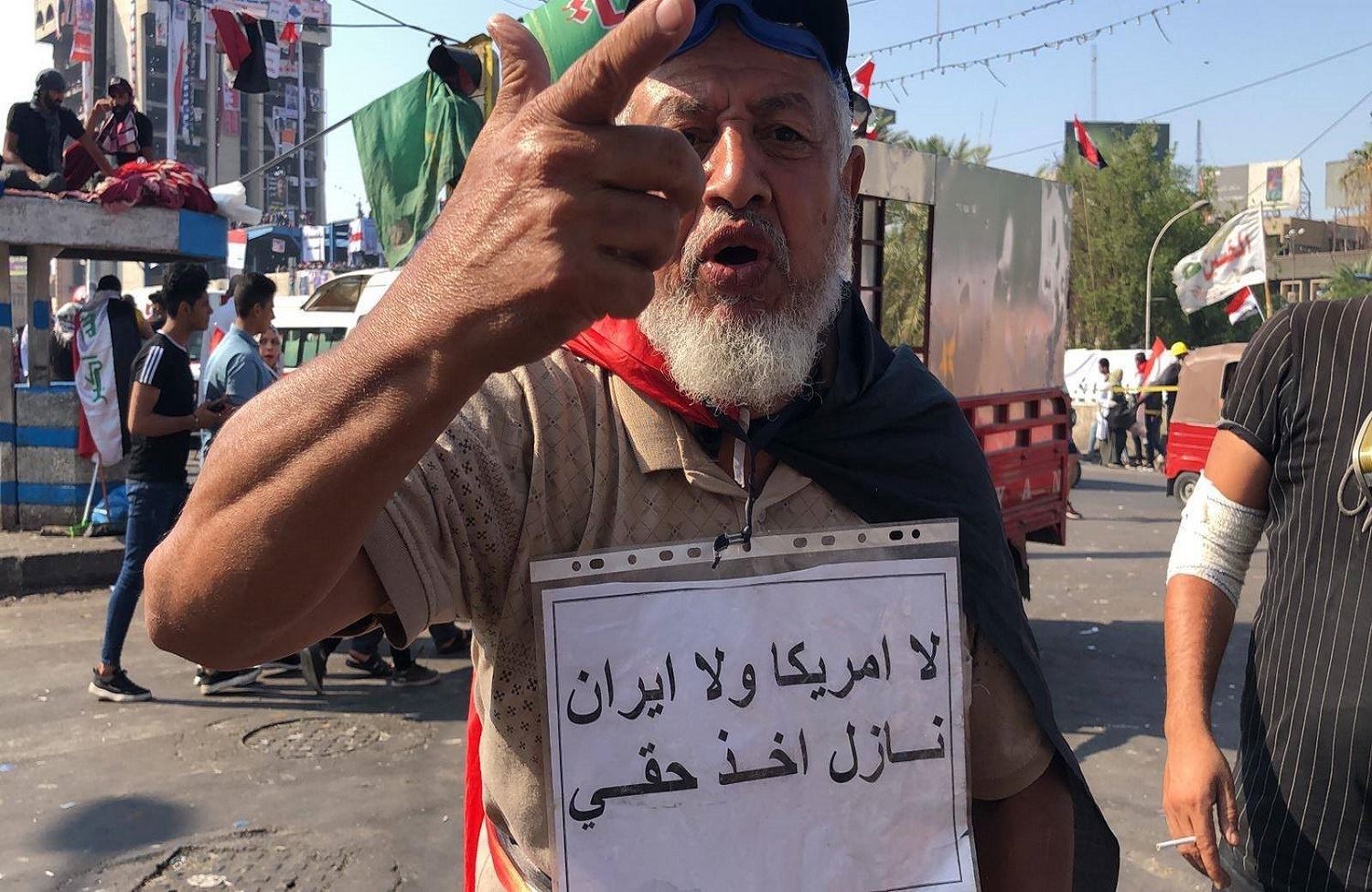 IRAQ - Ji bo bidawîkirina xwepêşandanan Qasim Suleymanî ketiye dewrê