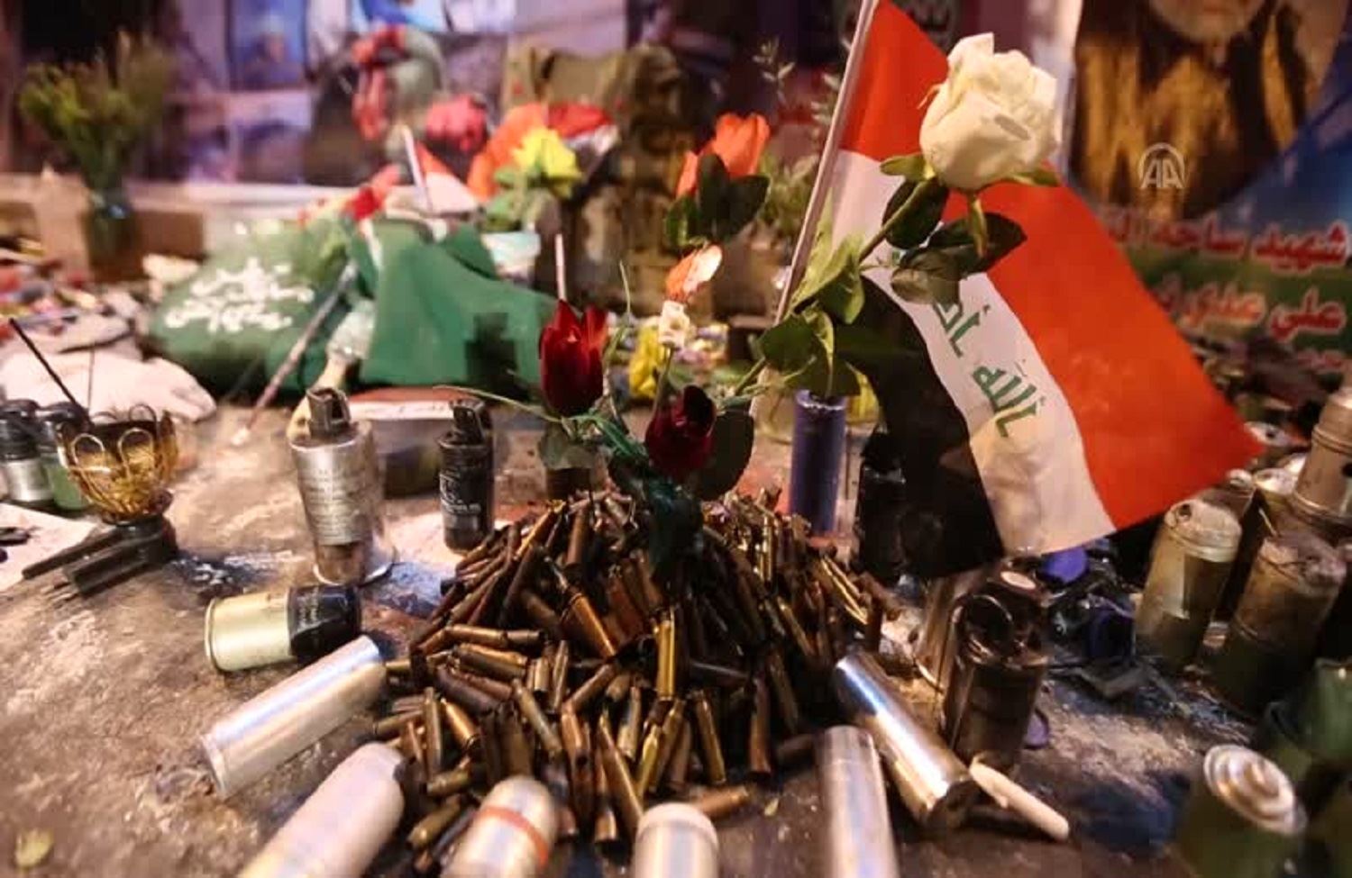 Hayatını kaybedenler için Tahrir Meydanı'nda anı köşesi yapıldı