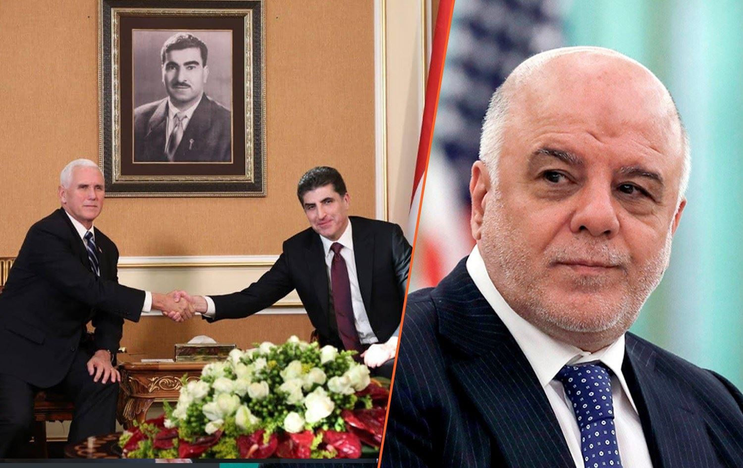 Heyder Ebadî bo Mike Pence: Bexda paytexta Iraqê ye ne Hewlêr