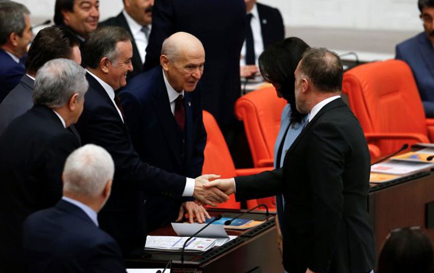 HDP Eş Başkanları ile Bahçeli arasında dikkat çeken görüşme