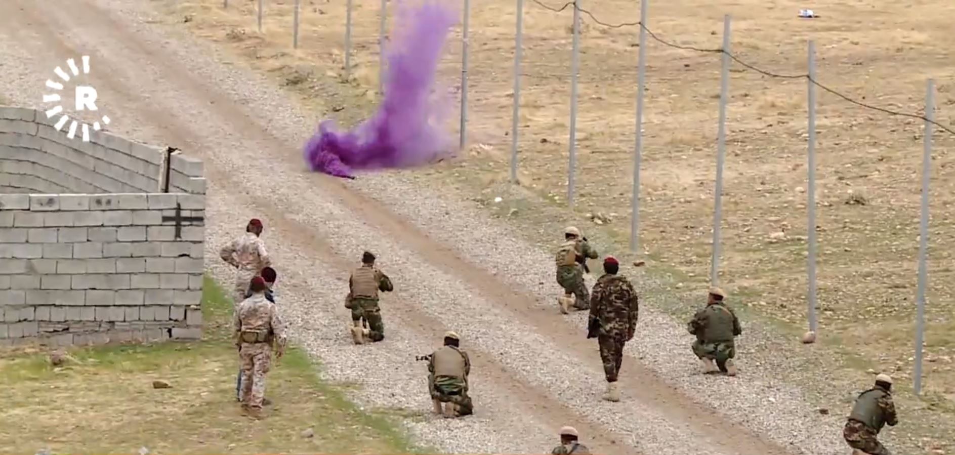 Hêzên hevpeymanan Pêşmerge ji êrîşên bayolojîk û kîmyayî re amade dikin