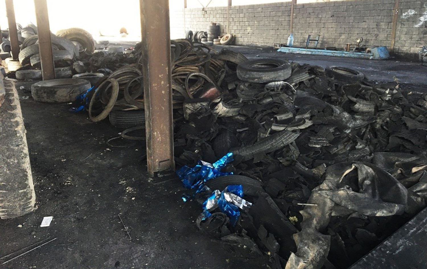 كارگه‌یەکی تواندنەوەی تایە لە سلێمانی داخرا