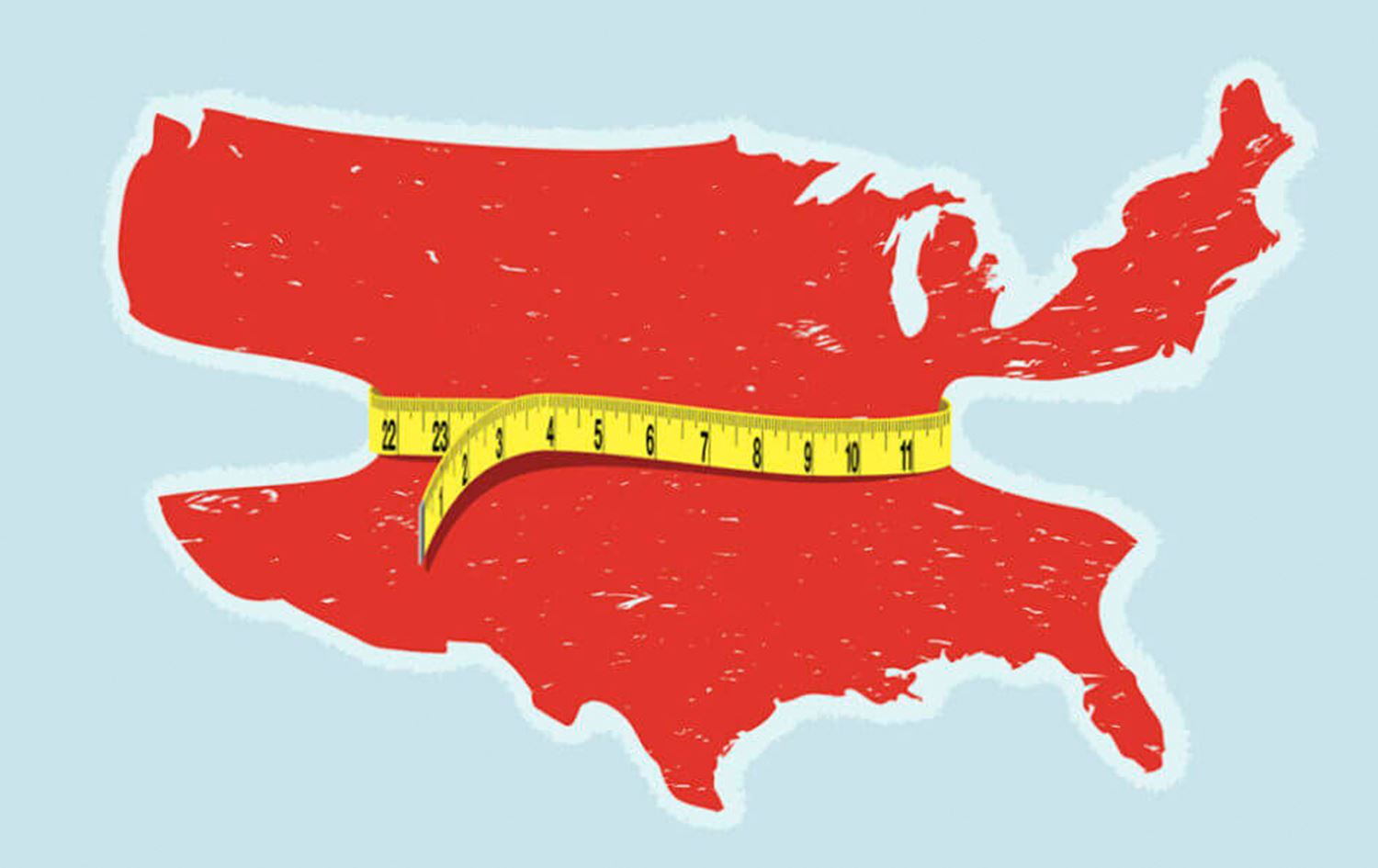 تاوەکو ساڵی 2030 قەڵەوی نزیکەی %60ی ئەمریکییەکان دەگرێتەوە