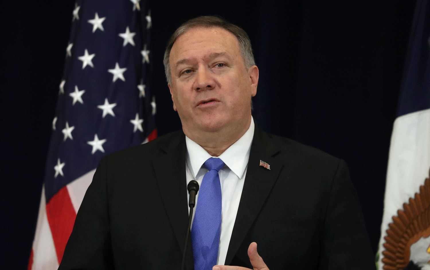 Mike Pompeo bi serdaneke çaverênekirî gihişt Iraqê