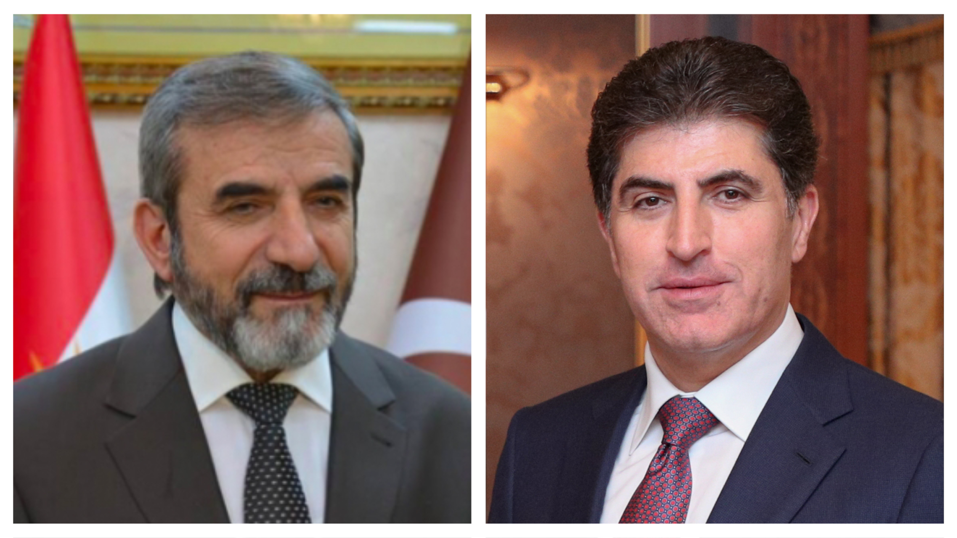 نێچیرڤان بارزانی و سەلاحەدین بەهائەدین