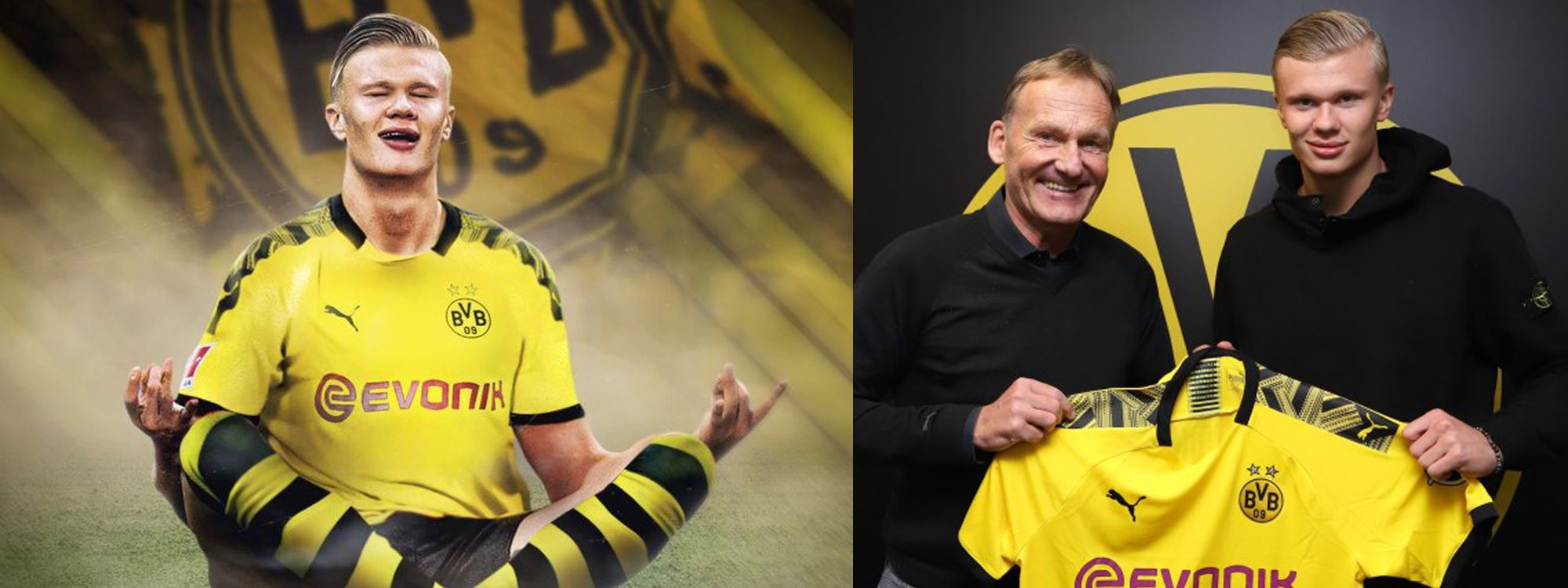 ئێرلینگ هالاند بووە یاریزانی بۆرووسیا دۆرتموند