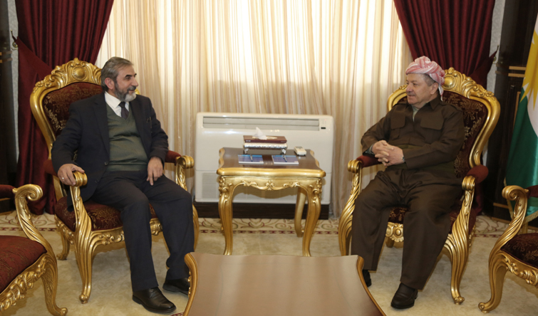 سەرۆک بارزانی و سەلاحەدین بەهائەدین