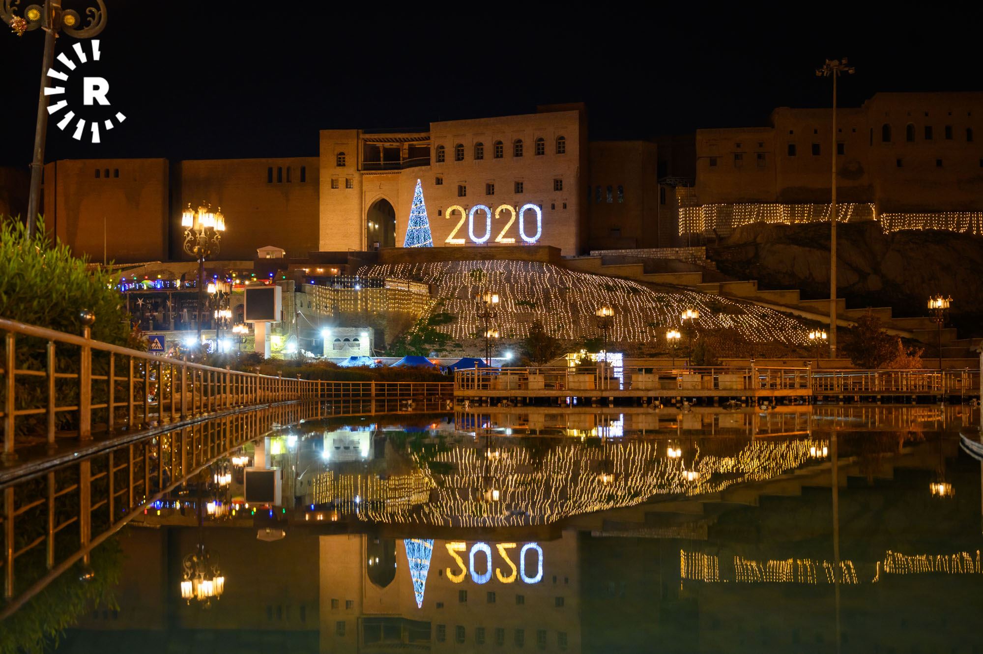 Başkent Erbil'de yılbaşı hazırlıkları