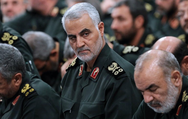 قاسم سولەیمانی، فەرماندەی پێشووی سوپای قودس. وێنە: AFP