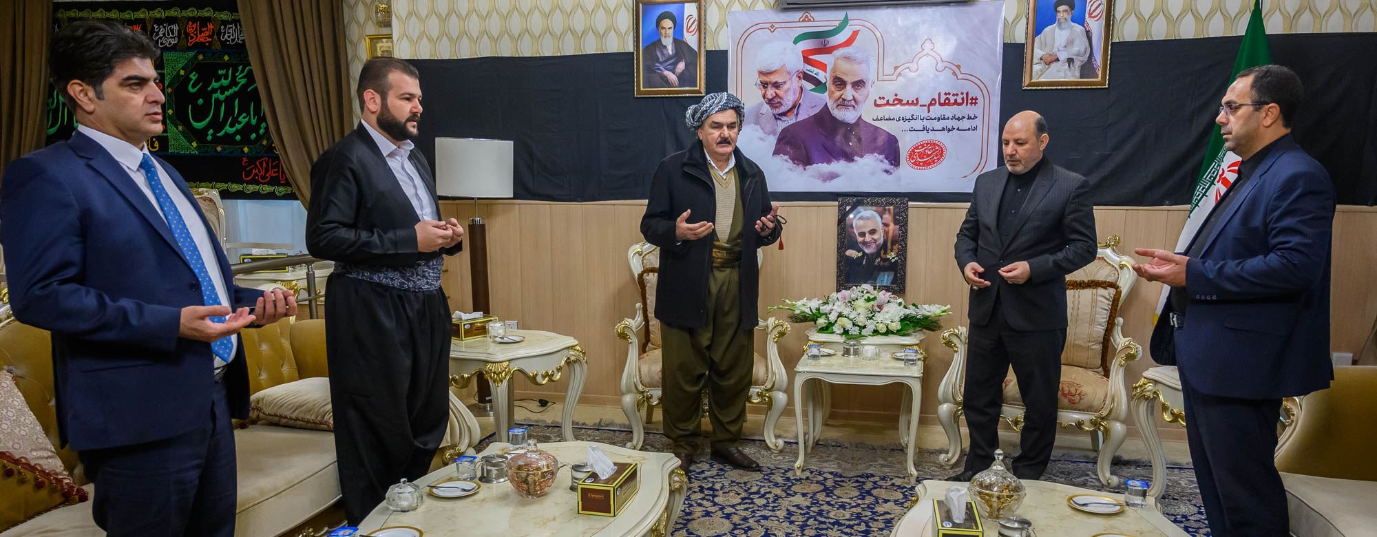 WÊNE – Konsulxaneya Îranê li Hewlêrê şîn bo Qasim Sulêymanî danî