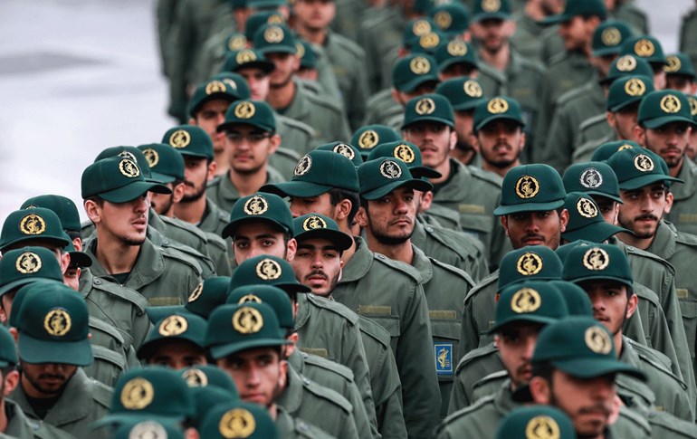 سەربازانی سوپاسی پاسداران، وێنە؛ AP