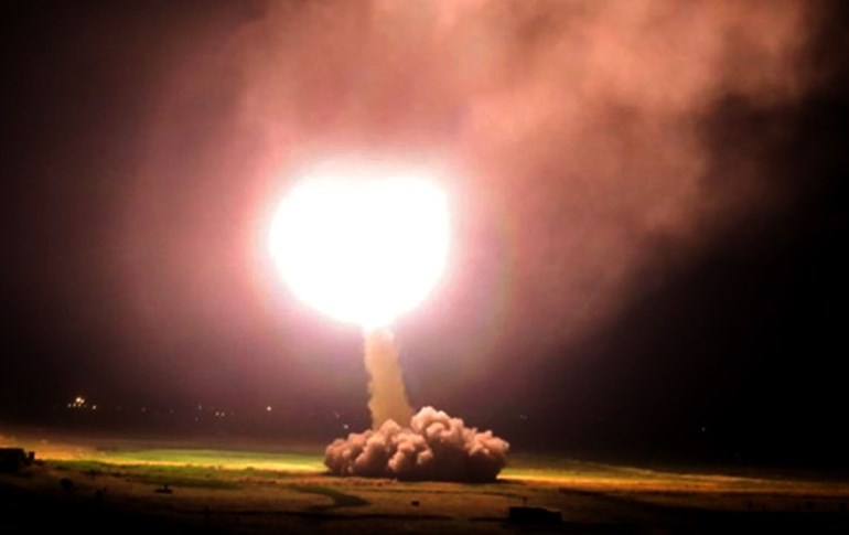 ساتی تەقاندنی مووشەکێکی ئێرانی