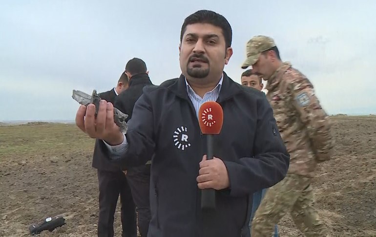 رەنجە جەمال، پەیامنێری رووداو لە نزیک قەزای بەردەڕەش 