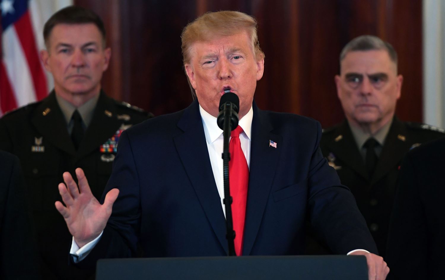 Trump: Di êrişa Îranê de ziyan negihiştiye ti serbazekî Amerîkî