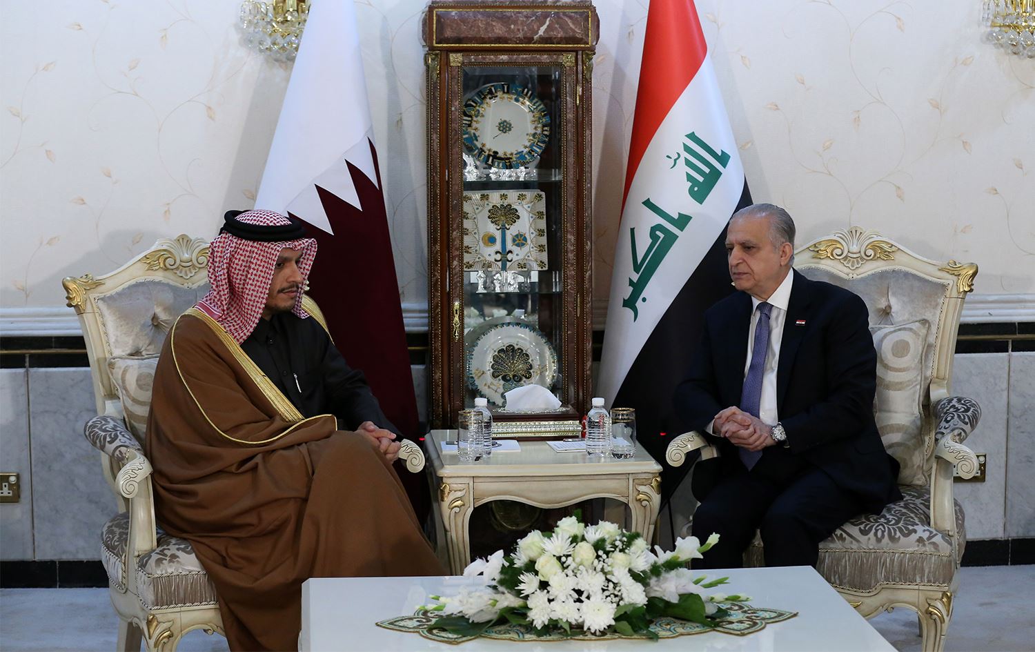 Katar Dışişleri Bakanı el-Sani Bağdat'ta