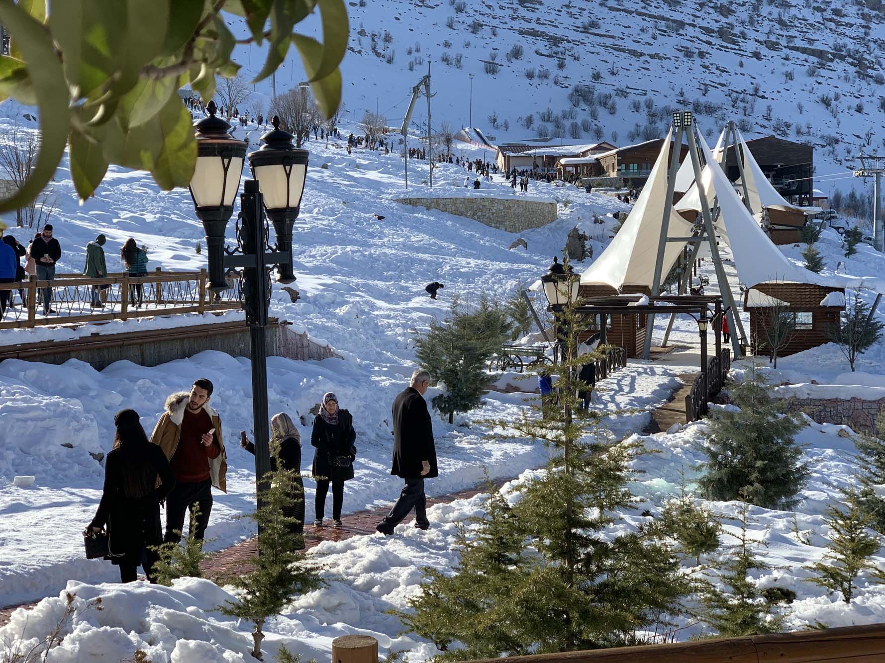 FOTO - Korak dağı beyaza büründü