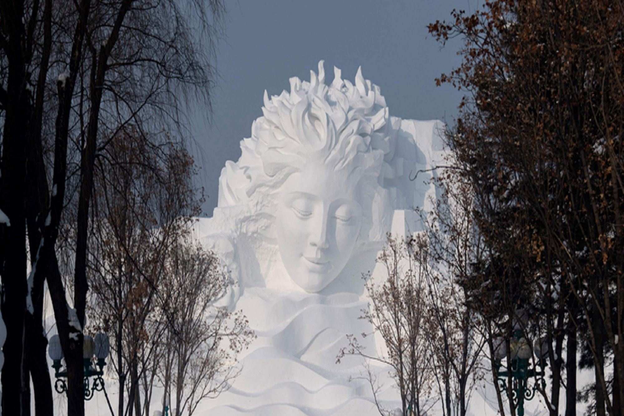 Harbin Buz ve Kar Heykel Festivali’nden kareler
