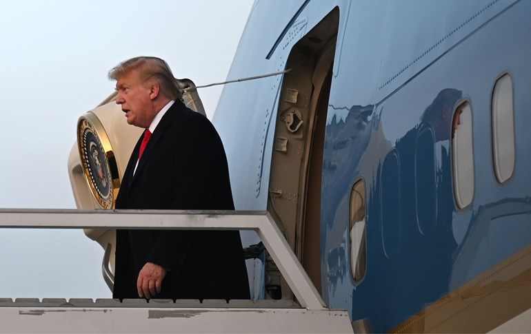 دۆناڵد ترەمپ، سەرۆکی ئەمریکا لە سویسرا