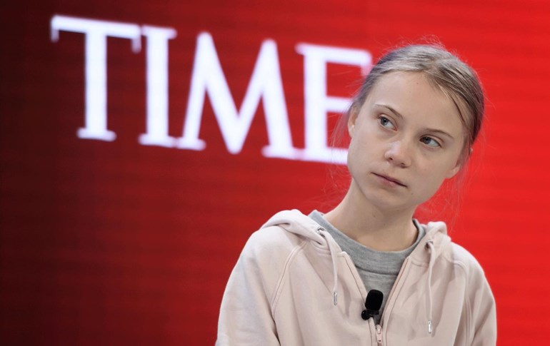 گرێتا سەنبێرگ، چالاکی بواری ژینگە. وێنە: AFP