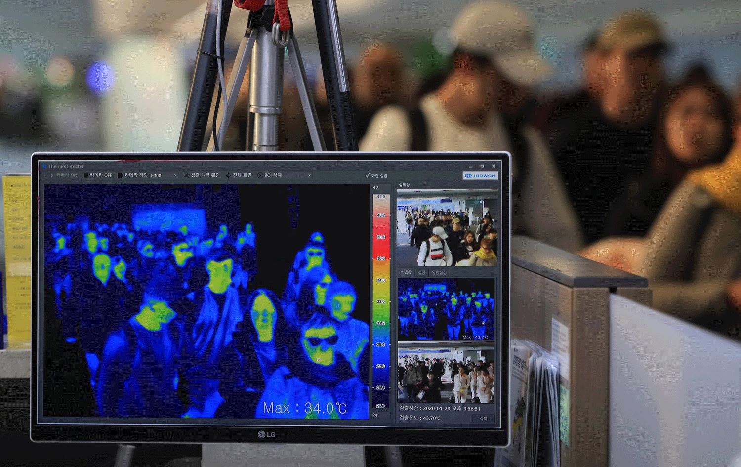 دوو ئامێر لە فڕۆکەخانەی هەولێر بۆ ناسینەوەی هەڵگرانی ڤایرۆسی کۆرۆنا دانراون