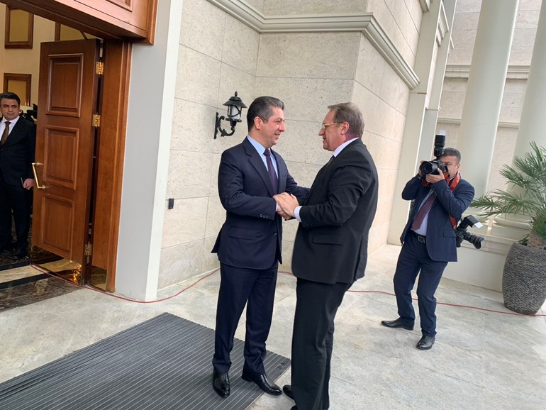 Mesrûr Barzanî û Mîxaîl Bogdanov