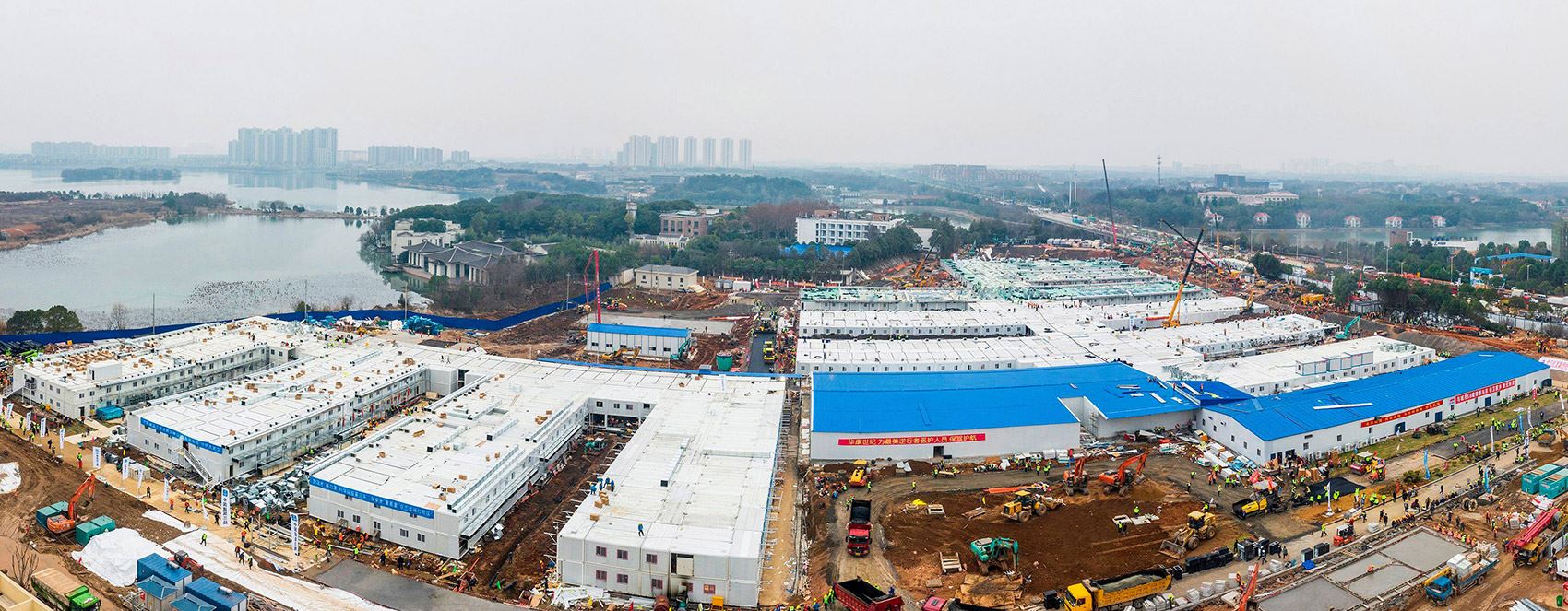 نەخۆشخانە هەزار قەرەوێڵەییەکەی چین تەواوبوو