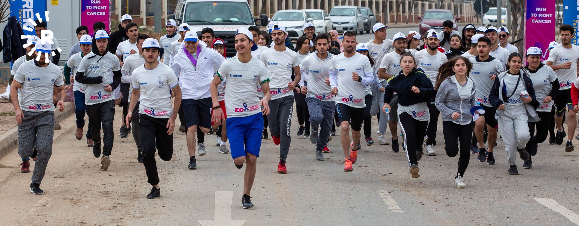 FOTO – Kanser hastalarına destek için koştular