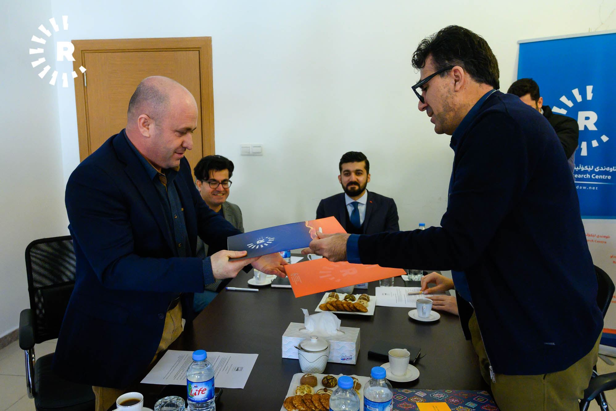 ناوەندی لێکۆڵینەوەی رووداو و زانکۆی کوردستان یاداشتنامەیەک واژۆدەکەن