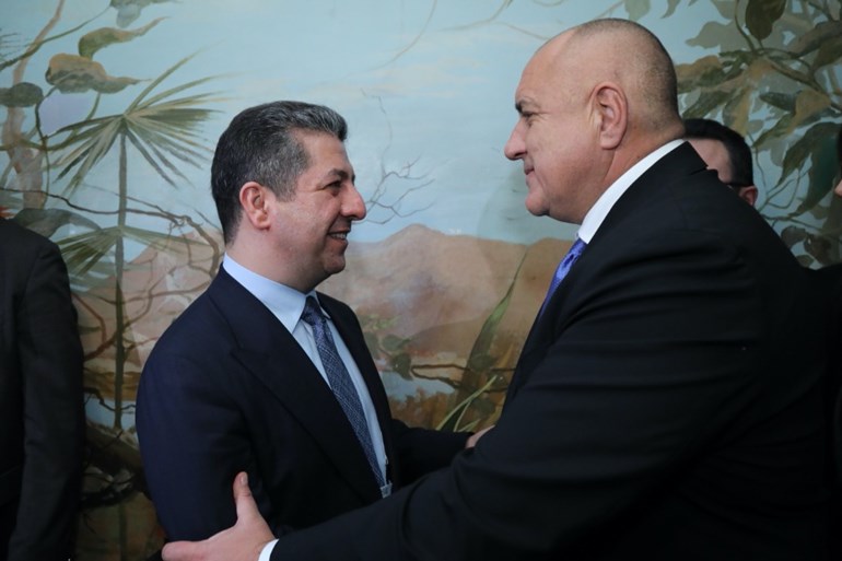 سەرۆکوەزیرانی هەرێمی کوردستان لەگەڵ بۆیکۆ بۆریسۆڤ، سەرۆکوەزیرانی بولگاریا