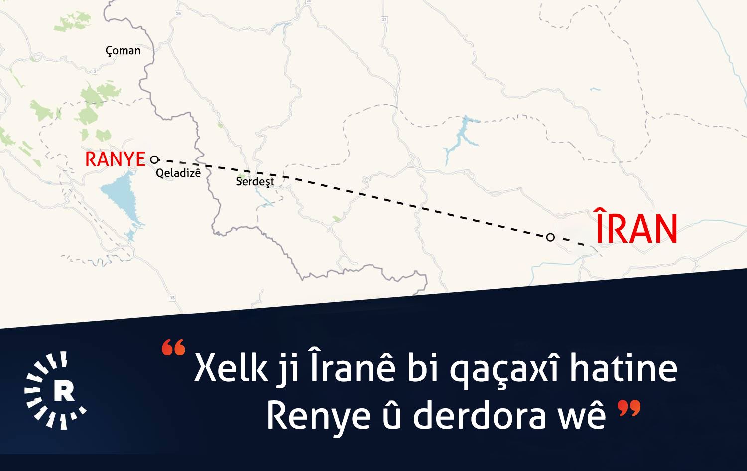 “Qaçaxçiyên Koronayê” xelkê bi qaçaxî ji Îranê derbasî Başûrê Kurdistanê dikin