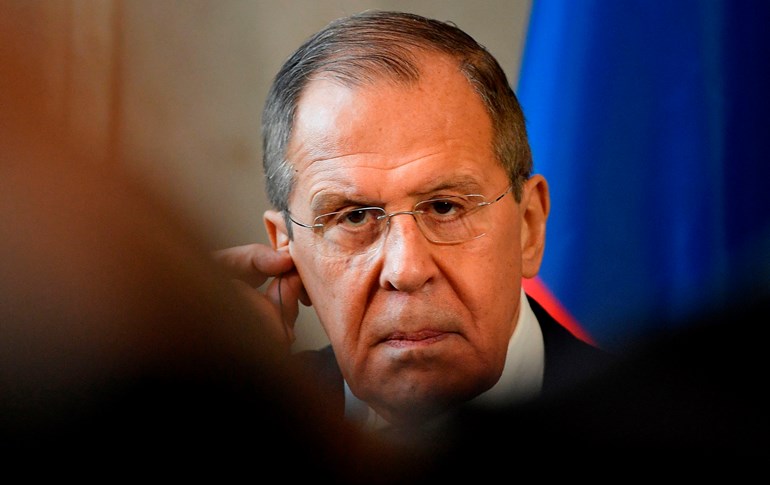 سێرگی لاڤرۆڤ، وەزیری دەرەوەی رووسیا. وێنە: AFP