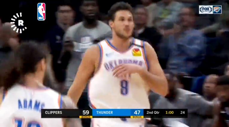 ڤیدیۆ؛ لۆس ئەنجلس کلیپەرز لە ئۆکلاهۆمای بردەوە